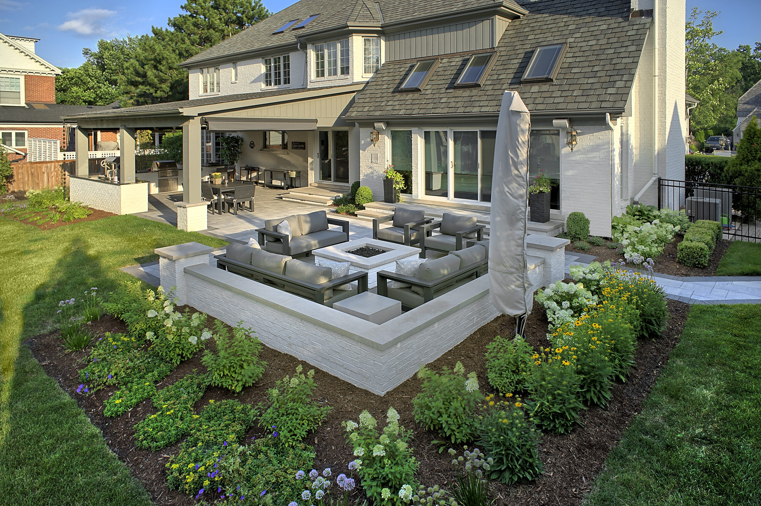 Evening lighting view